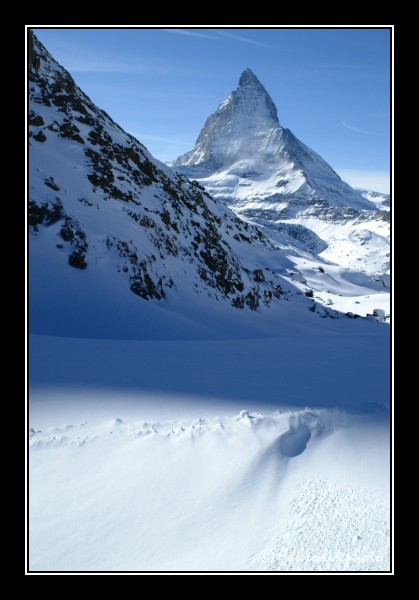 10 Cervin en hiver